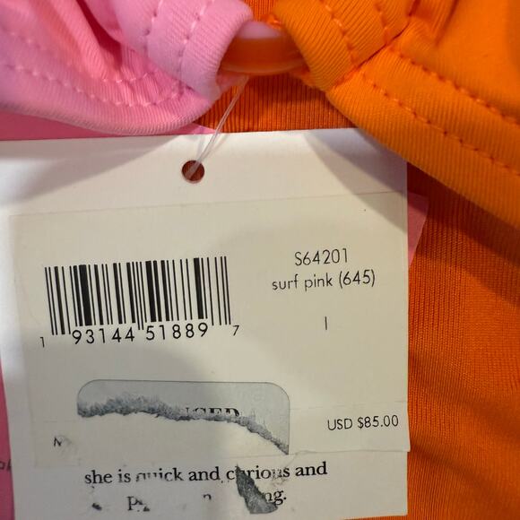 Kate Spade New York  Surf Pink O-Ring Bikini Bottoms Sz M NWT - Picture 11 of 14